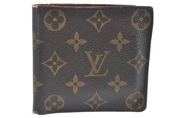 Authentic Louis Vuitton Monogram Porte Billet Carte Credit Monnaie Wallet K4302