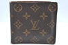 Authentic Louis Vuitton Monogram Porte Billet Carte Credit Monnaie Wallet K4302