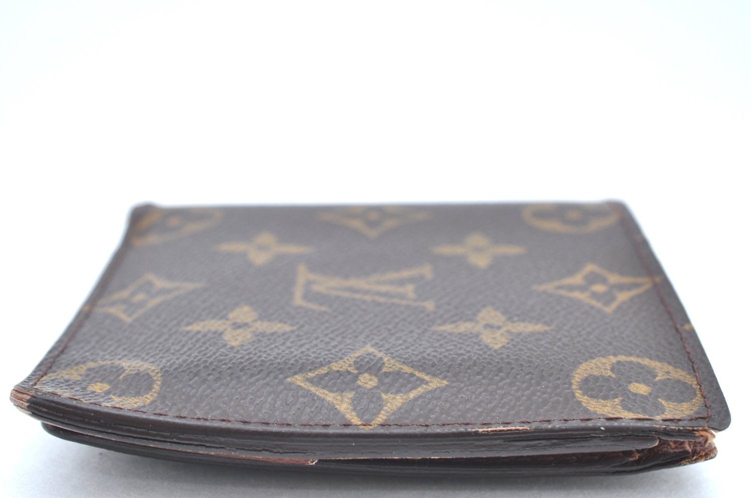 Authentic Louis Vuitton Monogram Porte Billet Carte Credit Monnaie Wallet K4302