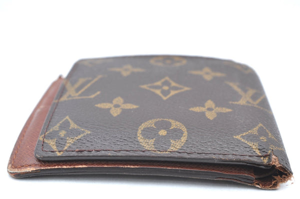 Authentic Louis Vuitton Monogram Porte Billet Carte Credit Monnaie Wallet K4302