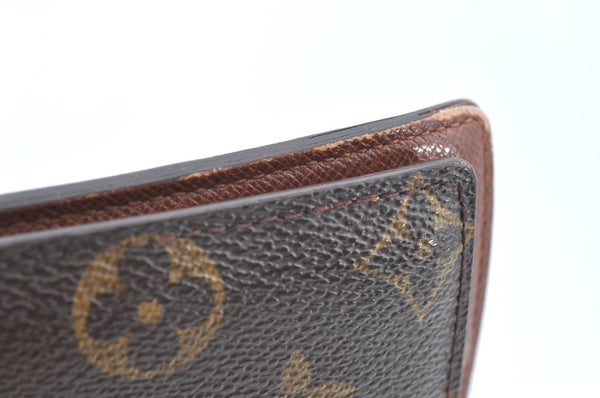 Authentic Louis Vuitton Monogram Porte Billet Carte Credit Monnaie Wallet K4302