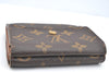 Authentic Louis Vuitton Monogram M61652 Porte Monnaie Billet Carte Credit K4308