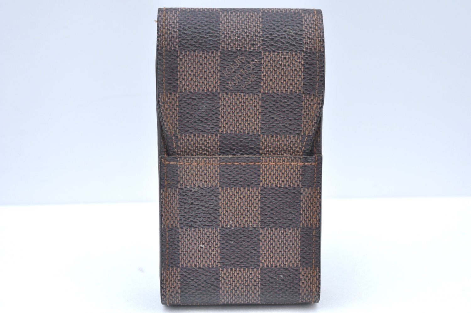 Authentic Louis Vuitton Damier Etui Cigarette Case N63024 LV K4309