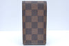 Authentic Louis Vuitton Damier Etui Cigarette Case N63024 LV K4309