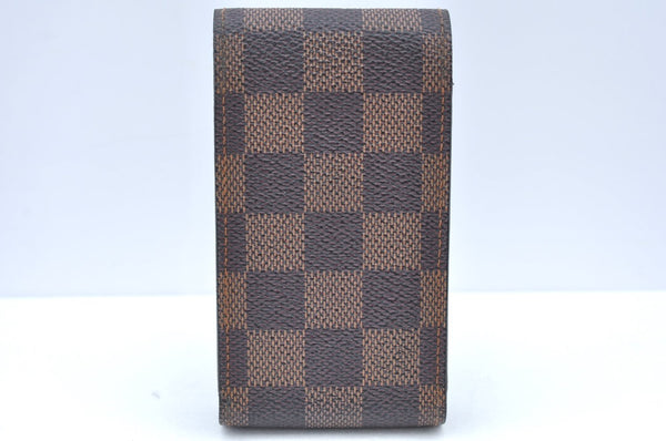 Authentic Louis Vuitton Damier Etui Cigarette Case N63024 LV K4309
