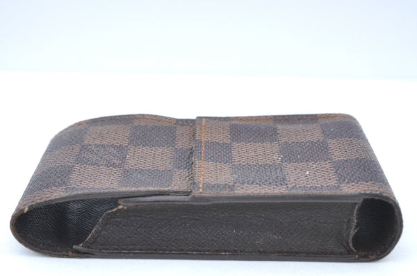 Authentic Louis Vuitton Damier Etui Cigarette Case N63024 LV K4309