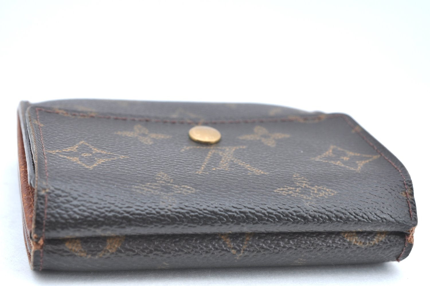 Authentic Louis Vuitton Monogram M61652 Porte Monnaie Billet Carte Credit K4310