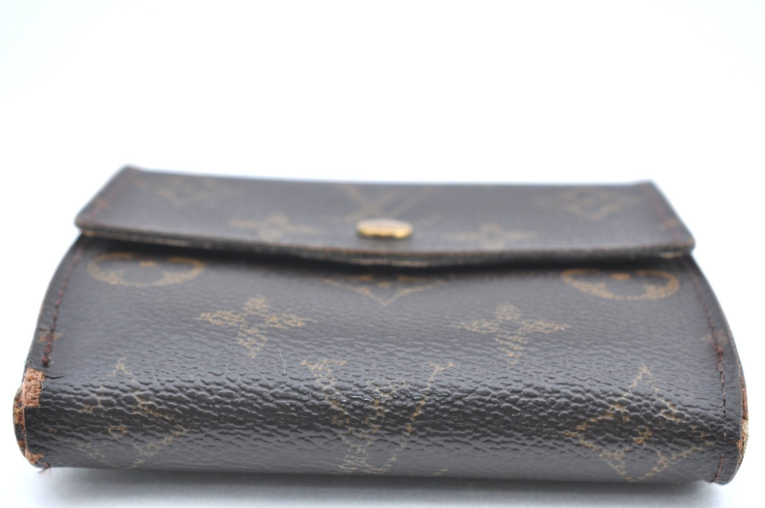 Authentic Louis Vuitton Monogram M61652 Porte Monnaie Billet Carte Credit K4310