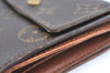 Authentic Louis Vuitton Monogram M61652 Porte Monnaie Billet Carte Credit K4310