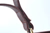 Authentic Cartier Must de Cartier Clutch Hand Bag Leather Bordeaux Red K4317