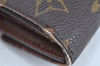 Authentic Louis Vuitton Monogram Portefeuille International M61217 Wallet K4321