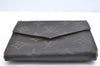 Authentic Louis Vuitton Monogram Porte Monnaie Billets Wallet M61660 LV K4322