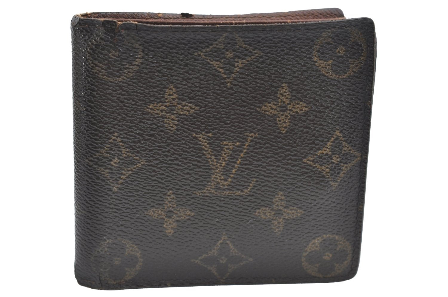 Authentic Louis Vuitton Monogram Portefeuille Marco Purse Wallet M61675 LV K4326