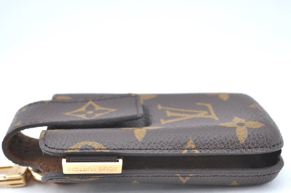 Authentic Louis Vuitton Monogram Etui TelePhone International PM M63064 LV K4329