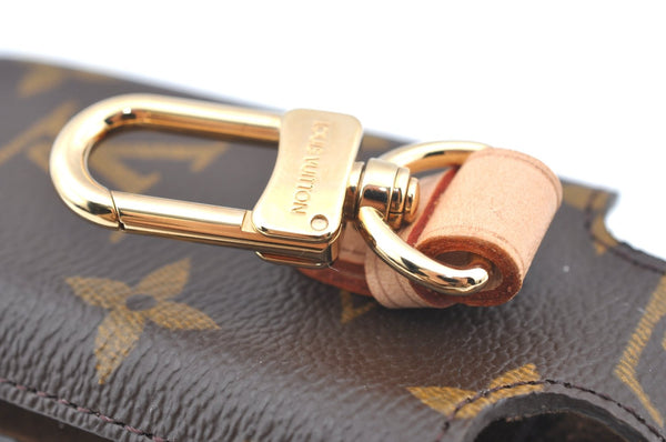 Authentic Louis Vuitton Monogram Etui TelePhone International PM M63064 LV K4329