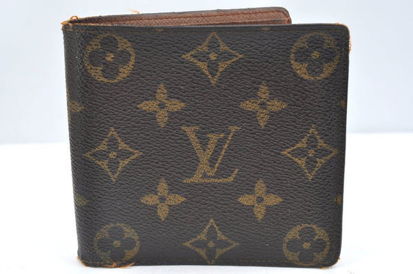 Authentic Louis Vuitton Monogram Porte Billet Carte Credit Monnaie Wallet K4330