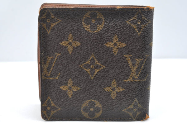 Authentic Louis Vuitton Monogram Porte Billet Carte Credit Monnaie Wallet K4330