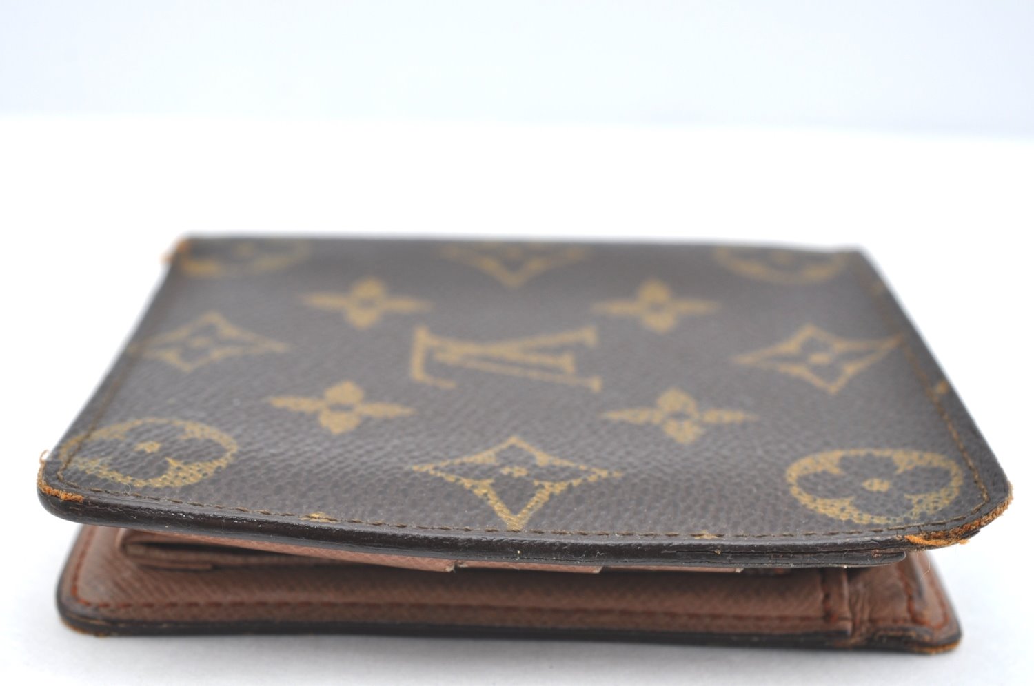 Authentic Louis Vuitton Monogram Porte Billet Carte Credit Monnaie Wallet K4330