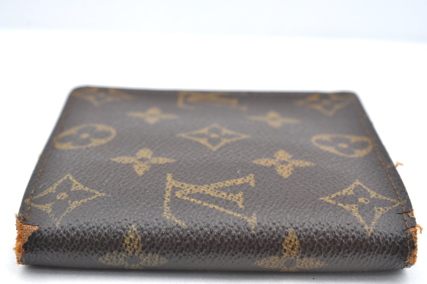 Authentic Louis Vuitton Monogram Porte Billet Carte Credit Monnaie Wallet K4330