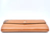 Authentic Louis Vuitton Vernis Portefeuille Sarah Wallet Beige M91764 LV K4334