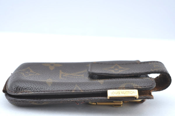 Authentic Louis Vuitton Monogram Etui TelePhone International GM M63060 LV K4336