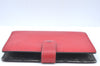 Authentic Louis Vuitton Epi Agenda PM Notebook Cover Red Black R2005E LV K4339