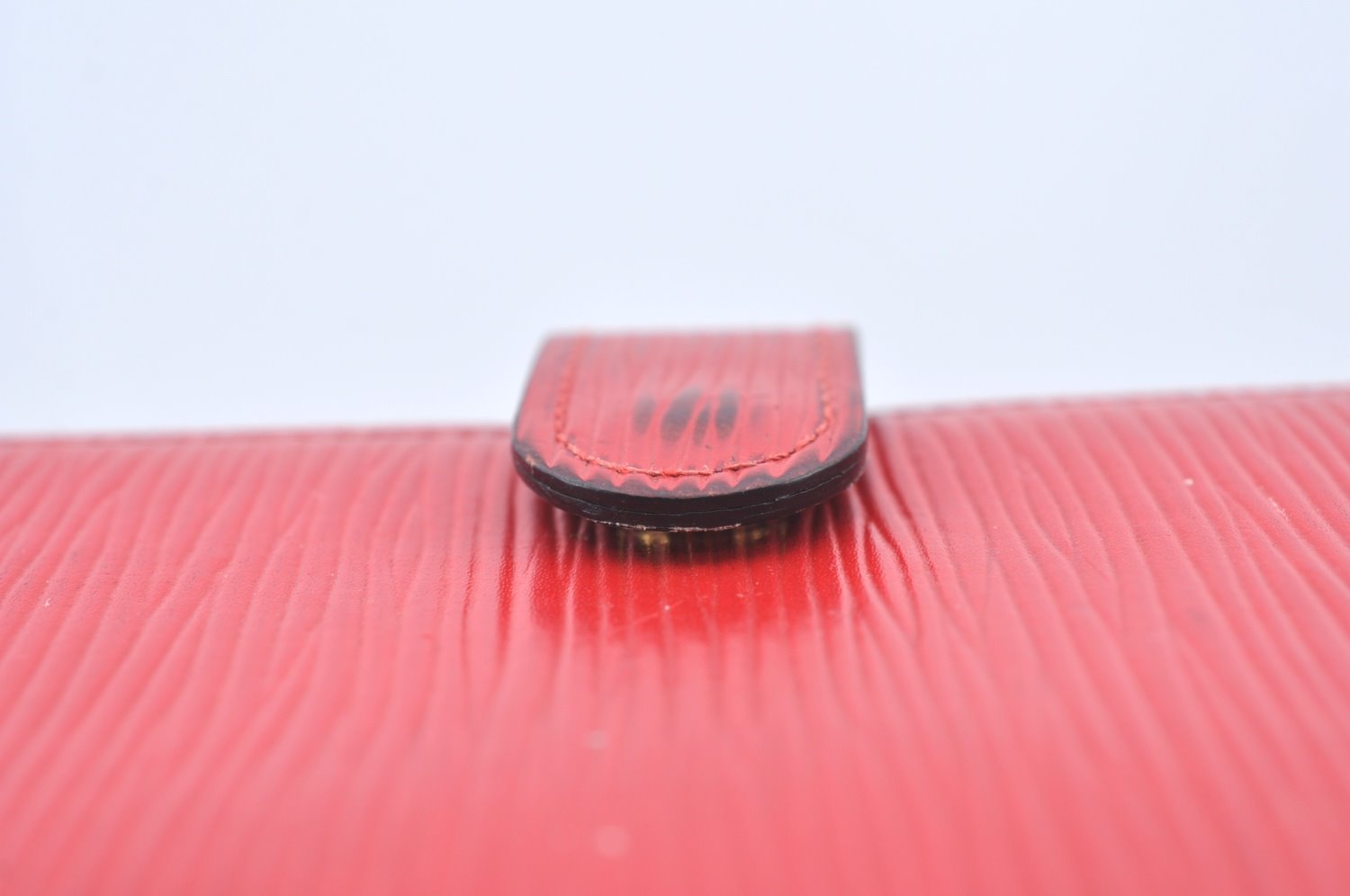 Authentic Louis Vuitton Epi Agenda PM Notebook Cover Red Black R2005E LV K4339