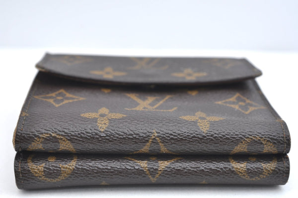 Authentic Louis Vuitton Monogram M61652 Porte Monnaie Billet Carte Credit K4340