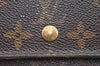 Authentic Louis Vuitton Monogram M61652 Porte Monnaie Billet Carte Credit K4340