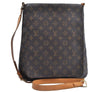 Auth Louis Vuitton Monogram Musette Shoulder Cross Body Bag M51256 LV Junk K4341