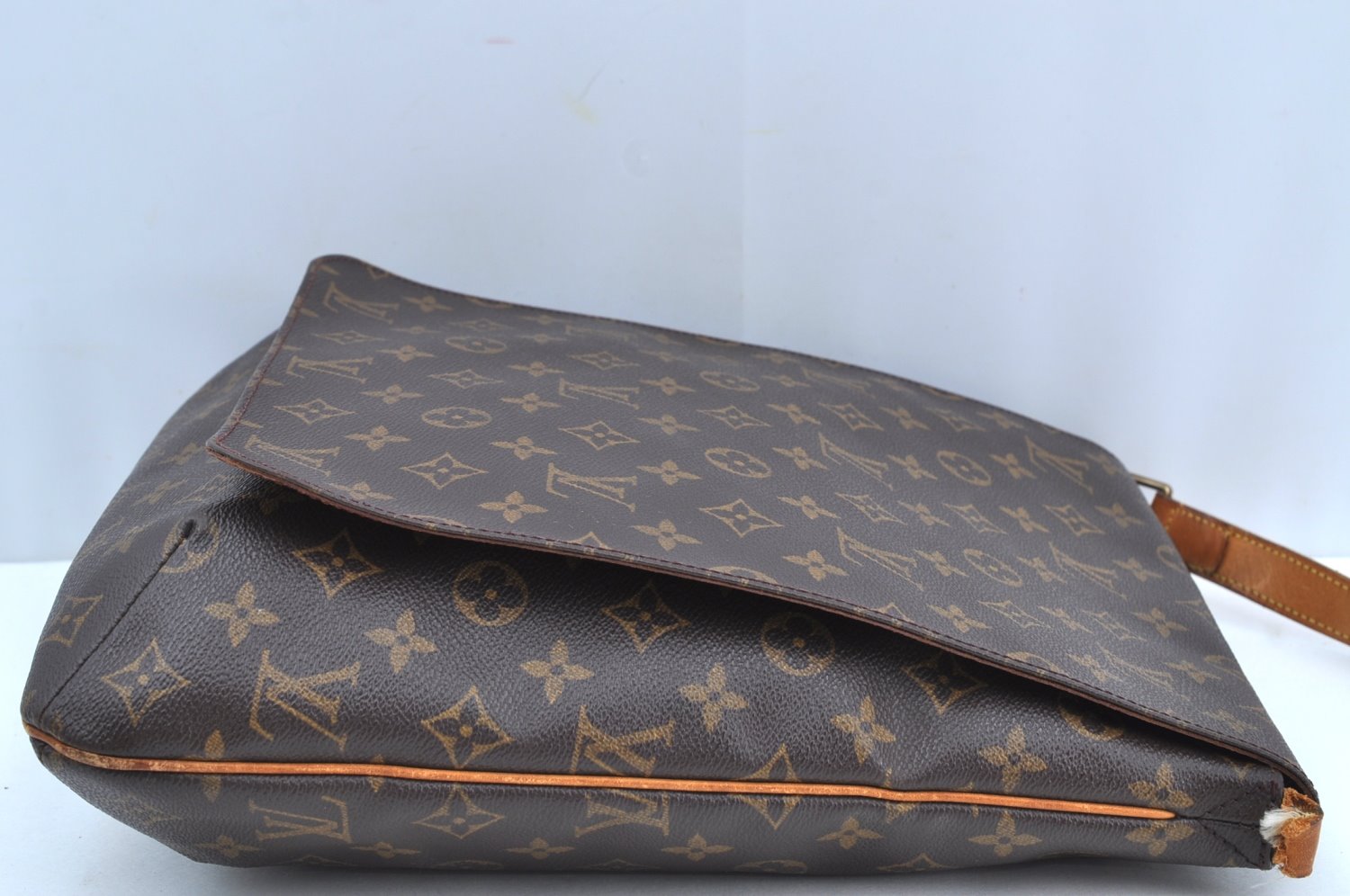 Auth Louis Vuitton Monogram Musette Shoulder Cross Body Bag M51256 LV Junk K4341
