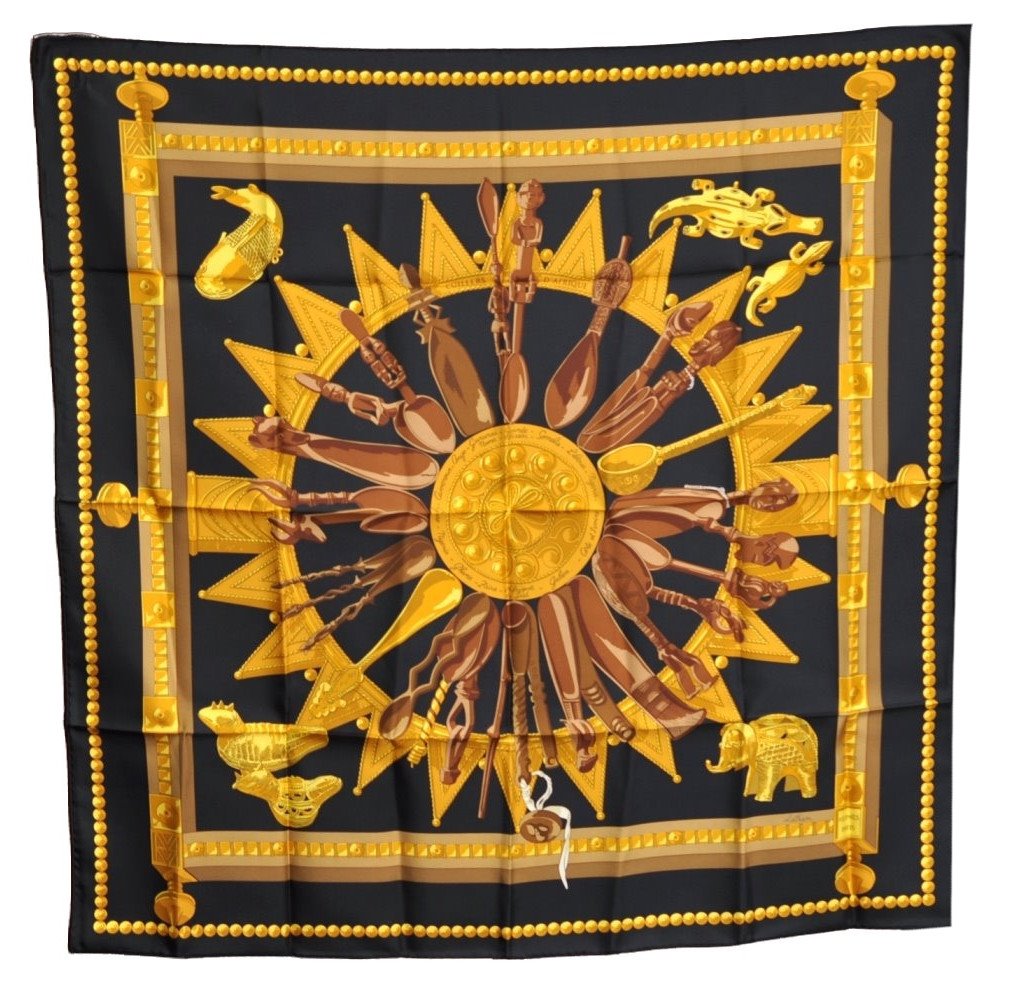 Authentic HERMES Carre 90 Scarf 