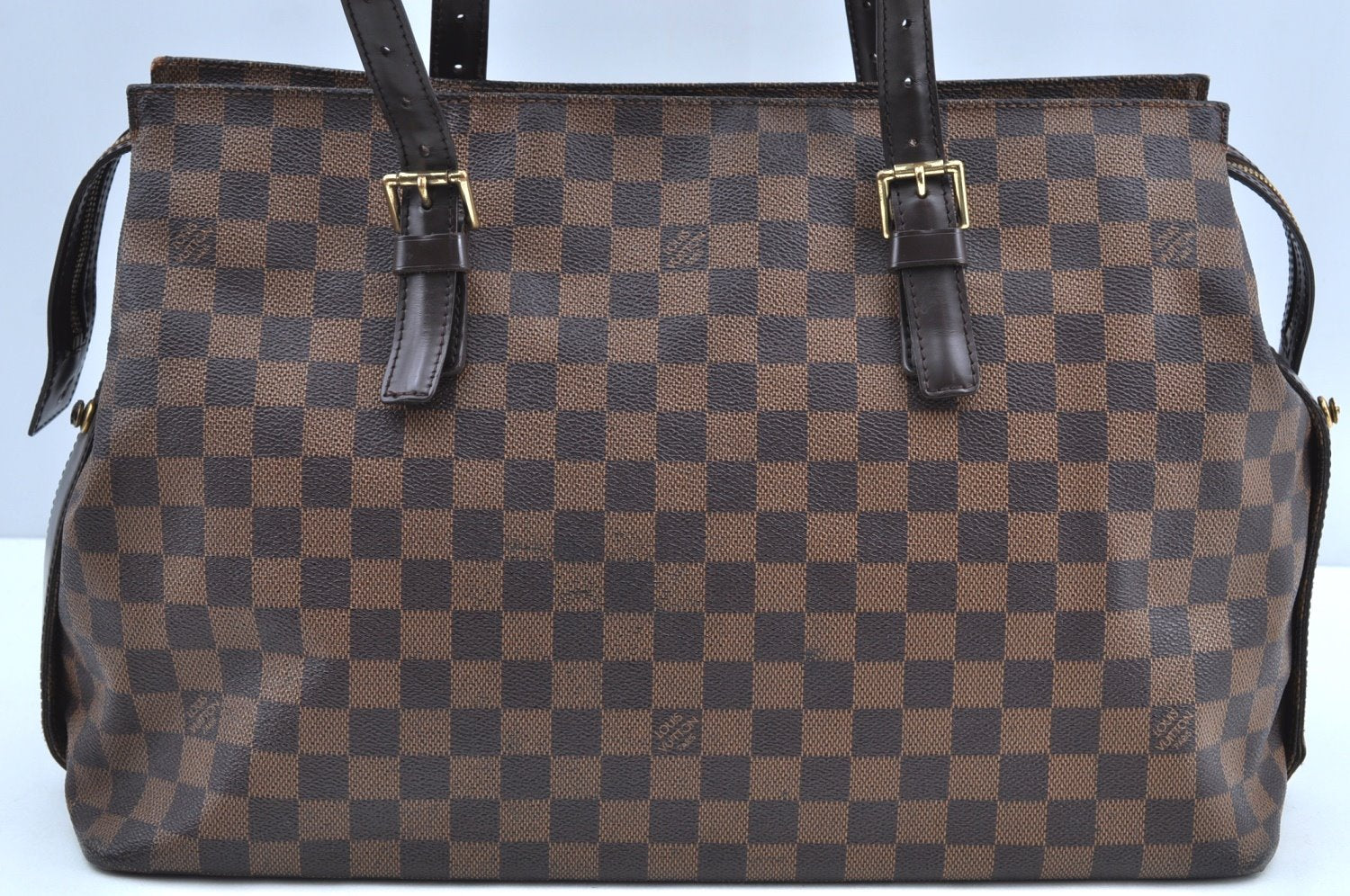 Authentic Louis Vuitton Damier Chelsea Shoulder Tote Bag N51119 LV K4350