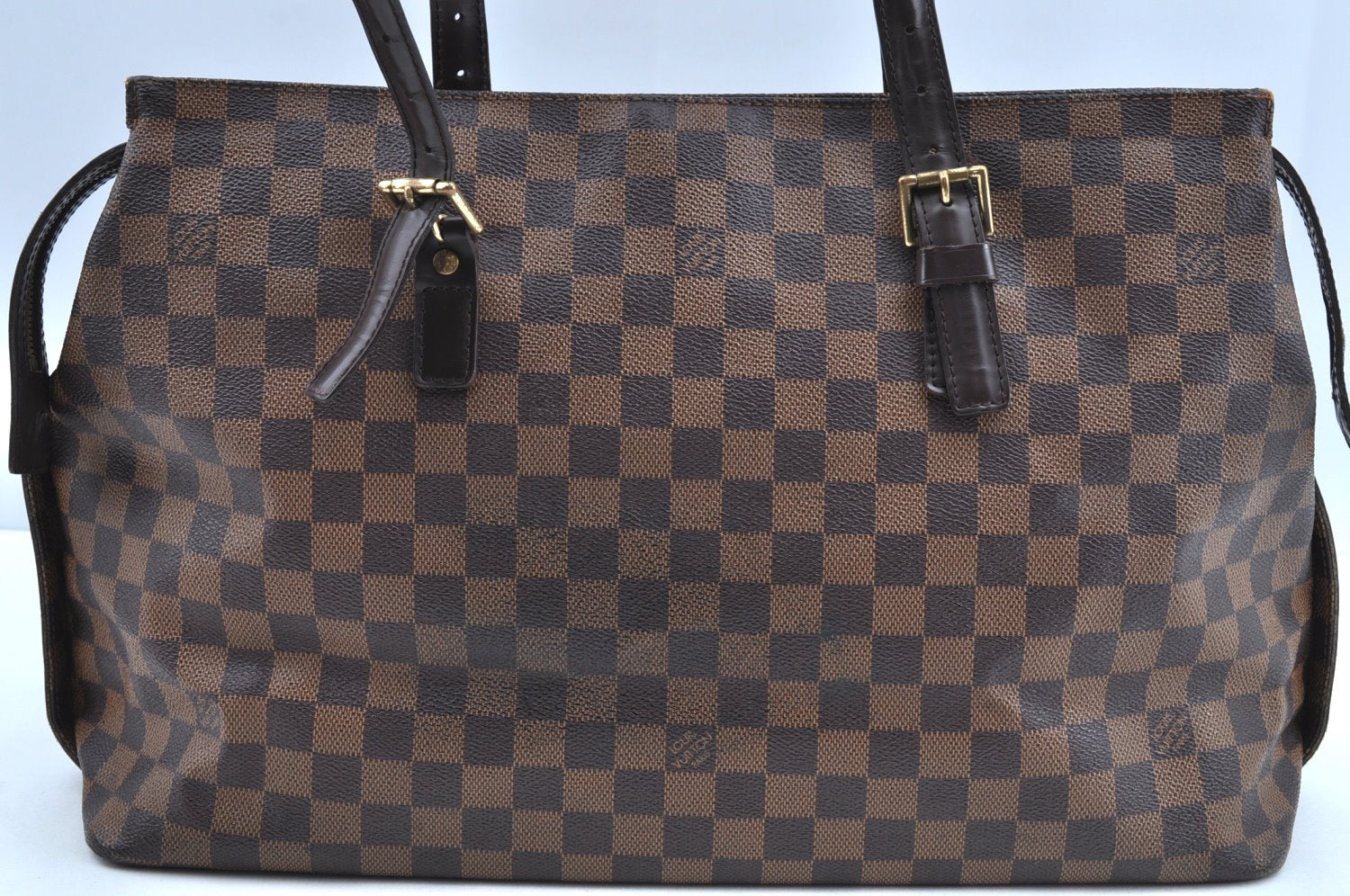 Authentic Louis Vuitton Damier Chelsea Shoulder Tote Bag N51119 LV K4350
