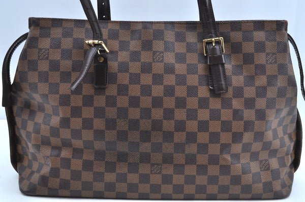 Authentic Louis Vuitton Damier Chelsea Shoulder Tote Bag N51119 LV K4350