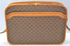 Authentic GUCCI Micro GG Shoulder Cross Body Bag Purse PVC Leather Brown K4358