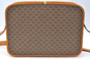 Authentic GUCCI Micro GG Shoulder Cross Body Bag Purse PVC Leather Brown K4358