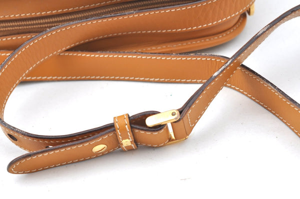 Authentic GUCCI Micro GG Shoulder Cross Body Bag Purse PVC Leather Brown K4358