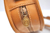 Authentic GUCCI Micro GG Shoulder Cross Body Bag Purse PVC Leather Brown K4358