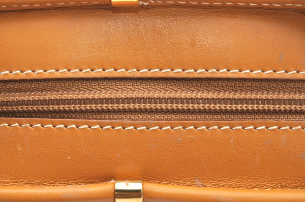 Authentic GUCCI Micro GG Shoulder Cross Body Bag Purse PVC Leather Brown K4358