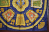 Authentic HERMES Carre 90 Scarf "Poste et Cavalerie" Silk Blue K4366