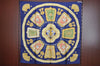 Authentic HERMES Carre 90 Scarf "Poste et Cavalerie" Silk Blue K4366