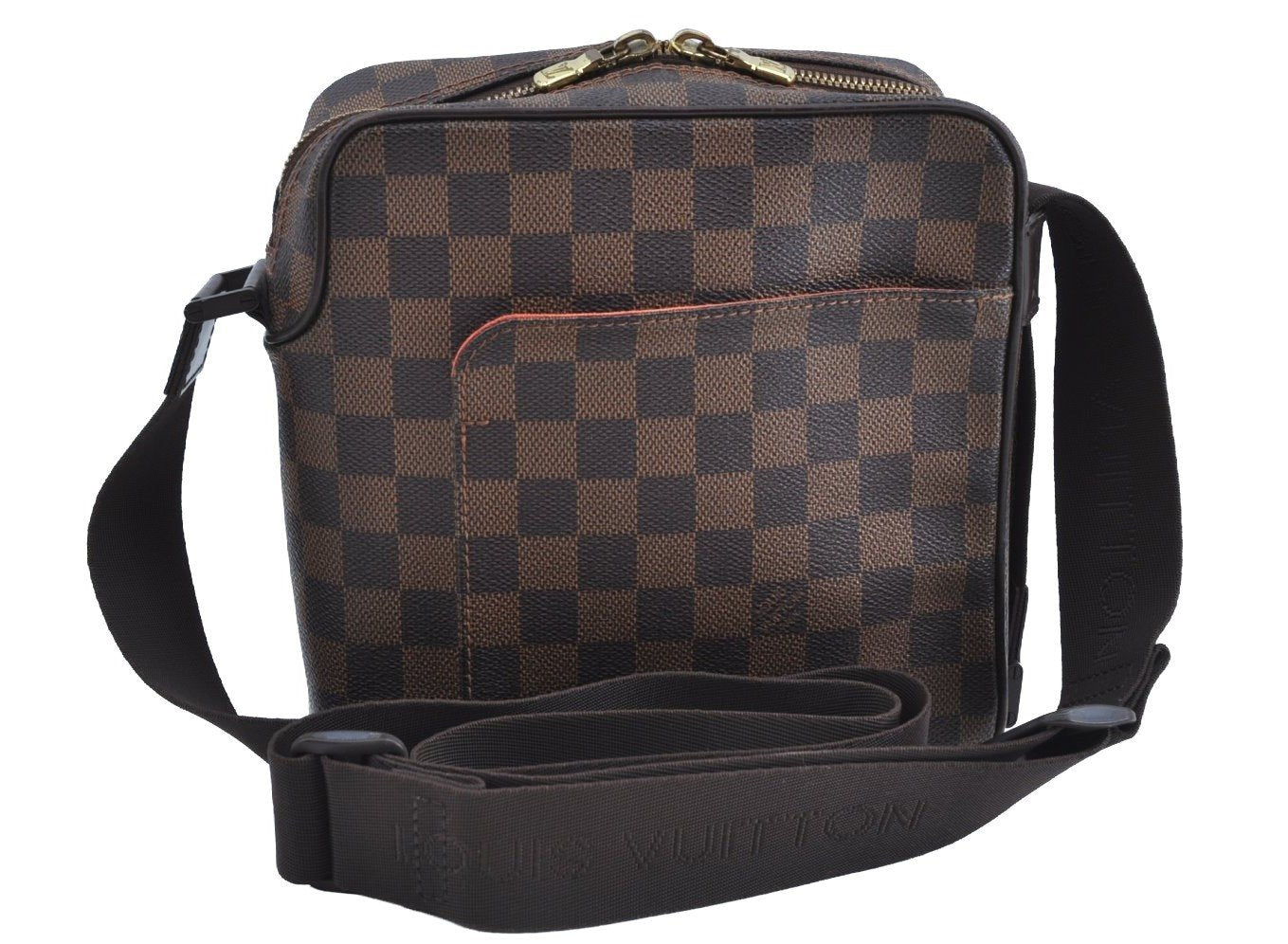 Authentic Louis Vuitton Damier Olav PM Shoulder Cross Body Bag N41442 LV K4368