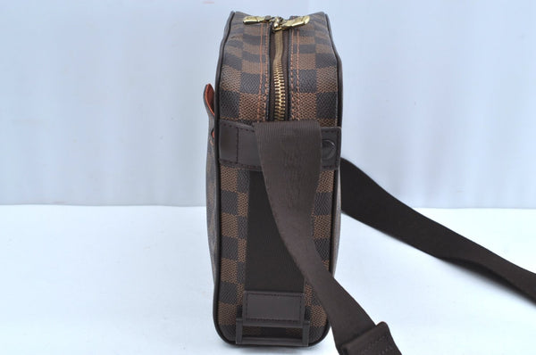 Authentic Louis Vuitton Damier Olav PM Shoulder Cross Body Bag N41442 LV K4368