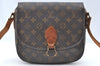 Authentic Louis Vuitton Monogram Saint Cloud GM M51242 Shoulder Cross Bag K4369