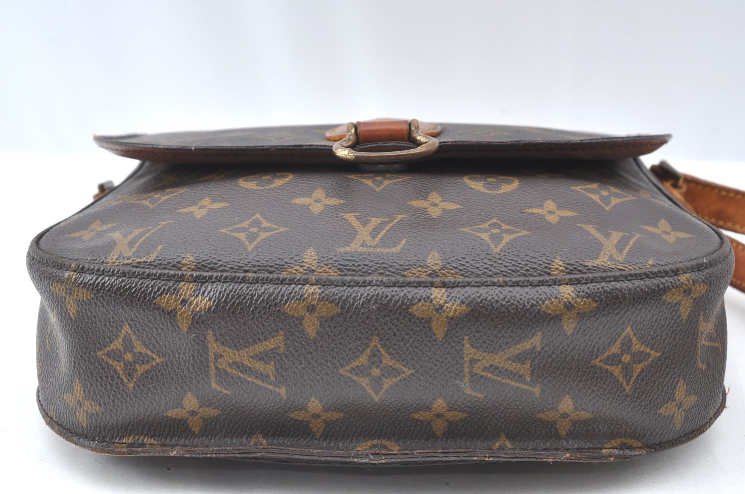 Authentic Louis Vuitton Monogram Saint Cloud GM M51242 Shoulder Cross Bag K4369