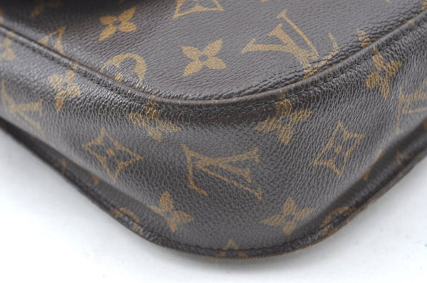 Authentic Louis Vuitton Monogram Saint Cloud GM M51242 Shoulder Cross Bag K4369