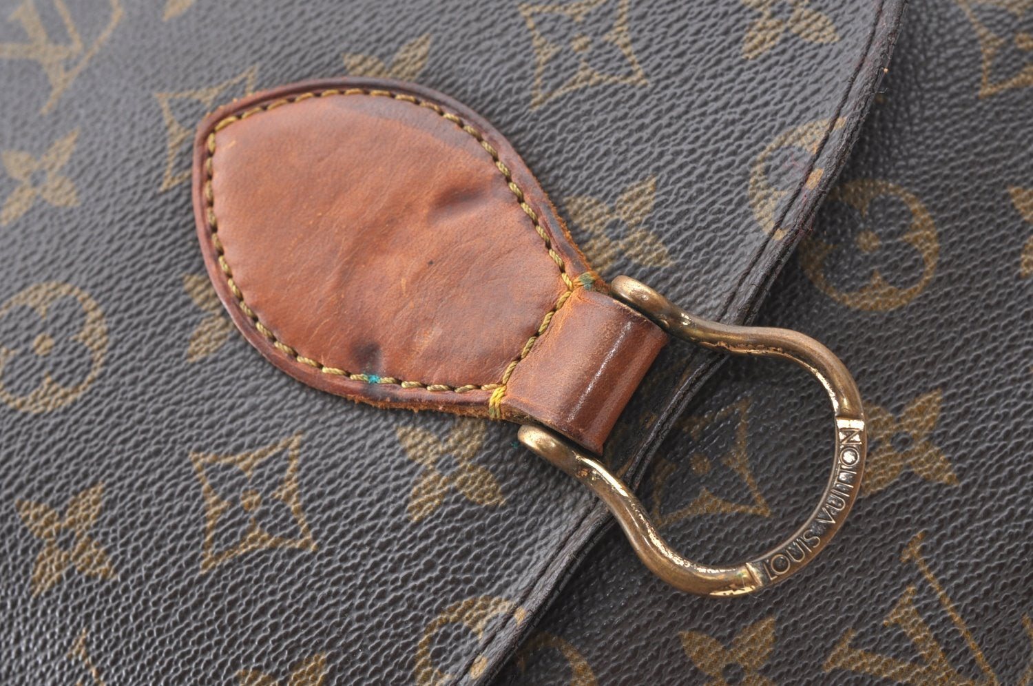 Authentic Louis Vuitton Monogram Saint Cloud GM M51242 Shoulder Cross Bag K4369