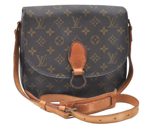 Authentic Louis Vuitton Monogram Saint Cloud GM M51242 Shoulder Cross Bag K4370