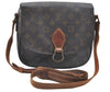 Authentic Louis Vuitton Monogram Saint Cloud GM M51242 Shoulder Cross Bag K4371